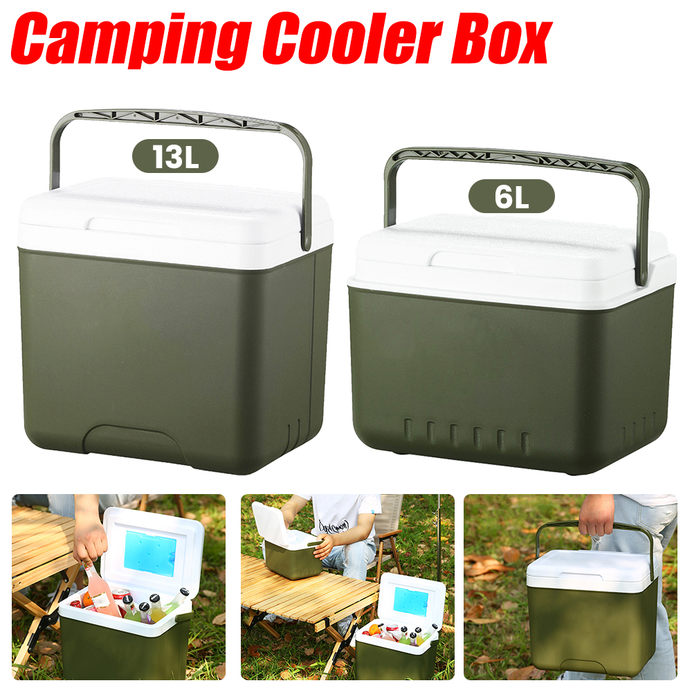 Camping Cooking Box - 13/6L soğutucu kutu taşınabilir kamp buzdolabı