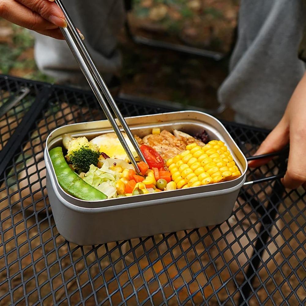 Camping Cooking Box - Ultra hafif sofra takımı kamp tencere