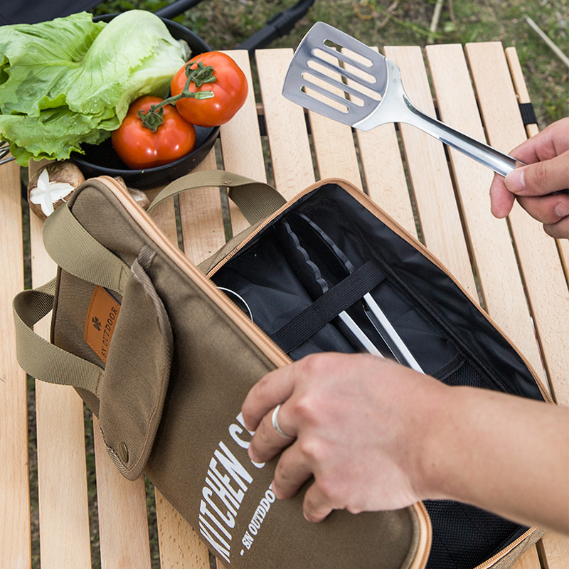 Camping Cooking Survival - 8 adet Kamp Mutfak Tencere Seti
