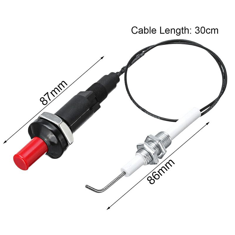 Camping Cooking Equipment - Basma Düğmesi Piezo Ateşleyici Kablo Kıvılcım