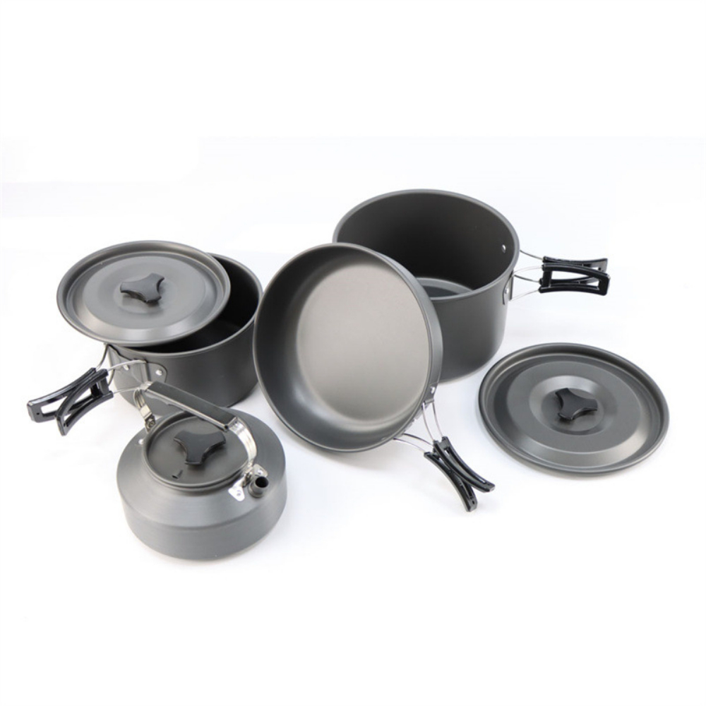 Camping Cooking Pot Large - Hafif Alüminyum Alaşımlı Açık Hava Kamp