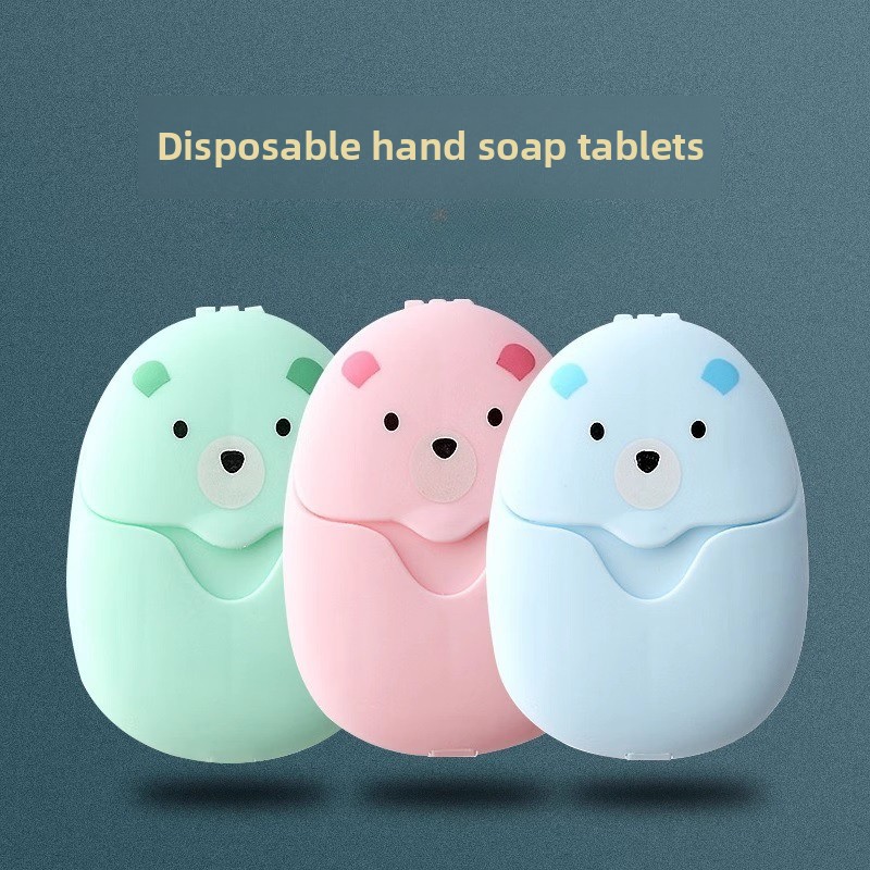 Biodegradable Soap Camp - 50/150 Adet Seyahat Sabun Levhaları Taşınabilir