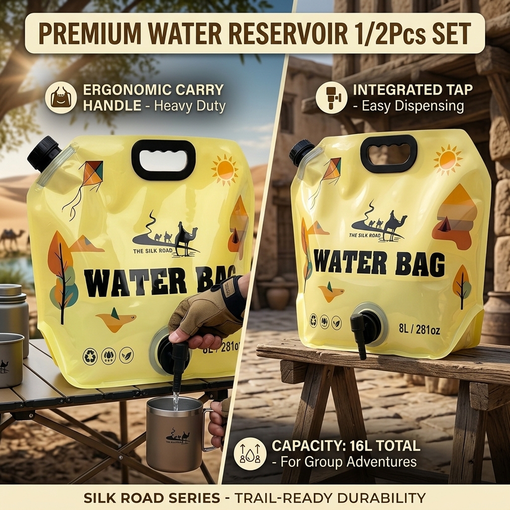 Camping Cooking Bag - 1/2 adet kamp katlanabilir su torbası