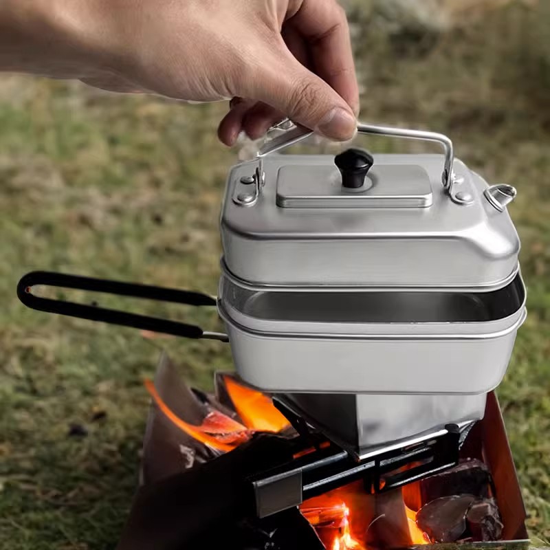 Camping Cooking Cup - Ultralight taşınabilir piknik kamp turist su