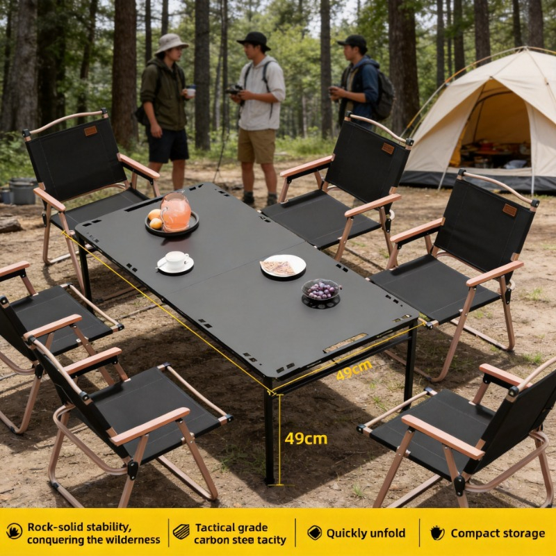 Camping Cooking Table Foldable - Taşınabilir Katlanabilir IGT Taktik Kamp Masası