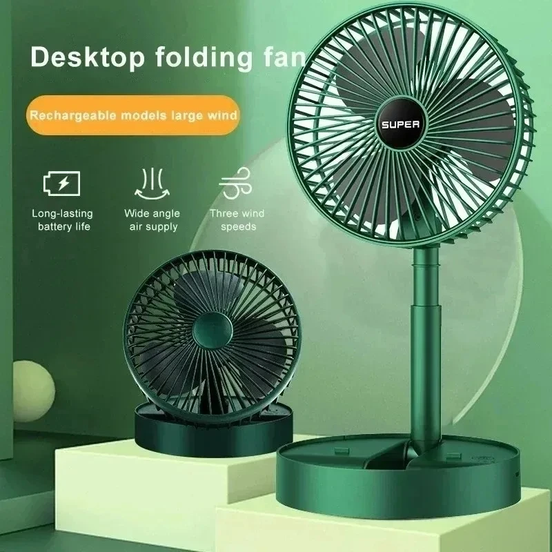 Camping Cooking Table Foldable - USB Katlanabilir Elektrikli Fan Soğuk Hava