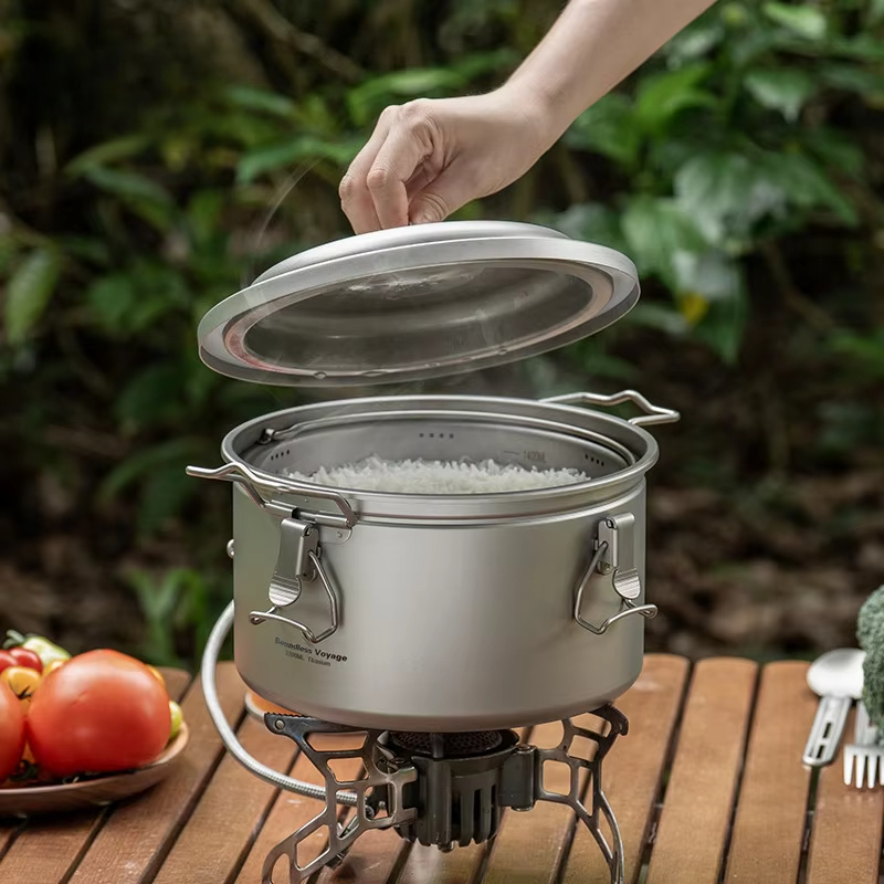 Camping Cooking Pot Large - Açık Hava Kamp Yemek Pişirme Tenceresi