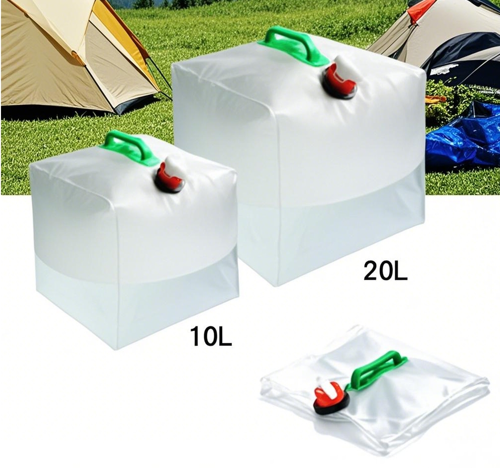 Camping Cooking Pot Large - Açık Katlanır Su Torbası Büyük Kapasiteli