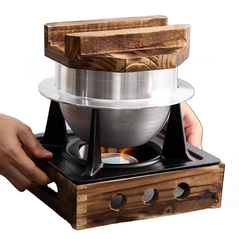 Camping Cooking Alcohol - Japon Tarzı Oolong Tenceresi Alkol Ocaklı
