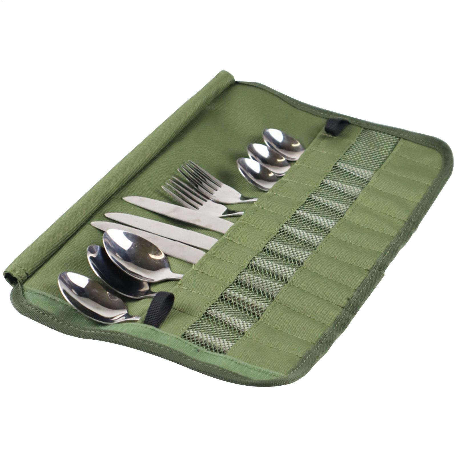 Camping Cooking Utensil Roll - Kamp Çatal Bıçak Takımı Rulo Paketi