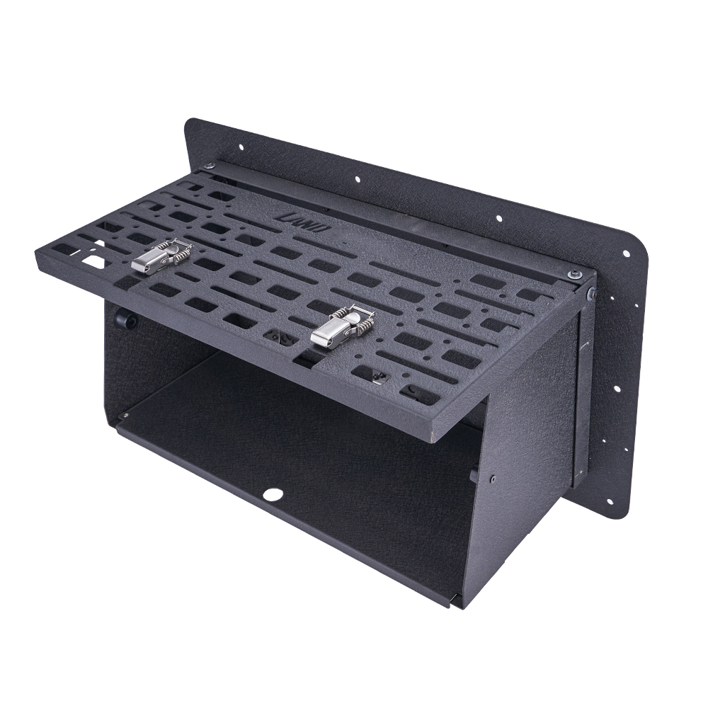 Camping Cooking Table With Storage - Alaşım Arka Kapı Katlanır Bırakma Masa
