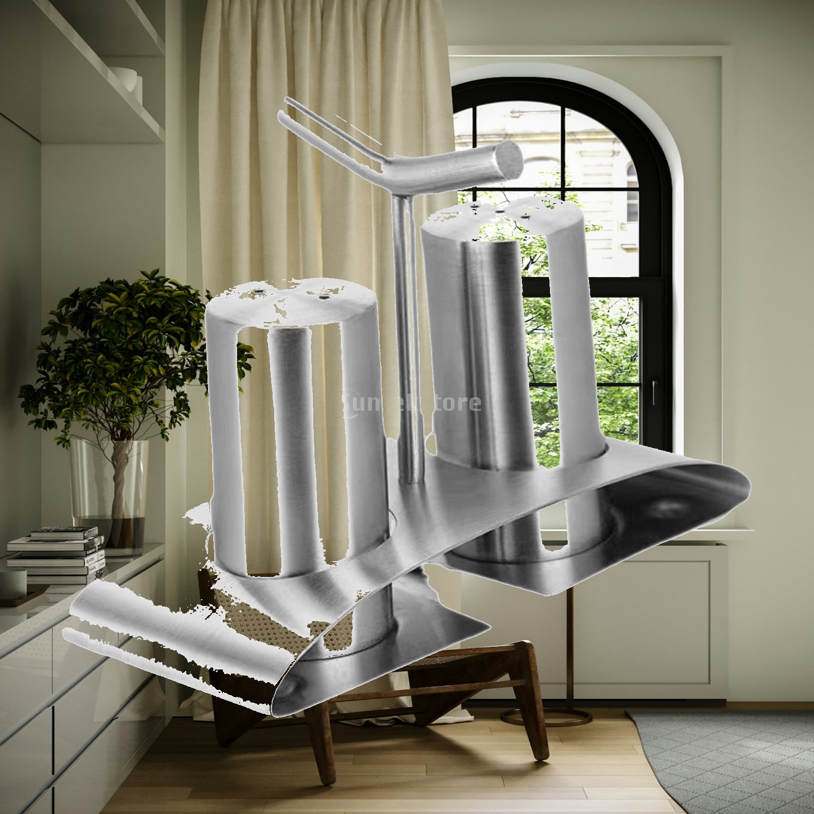 Camping Cooking Table With Storage - 2 adet paslanmaz çelik saklama kabı