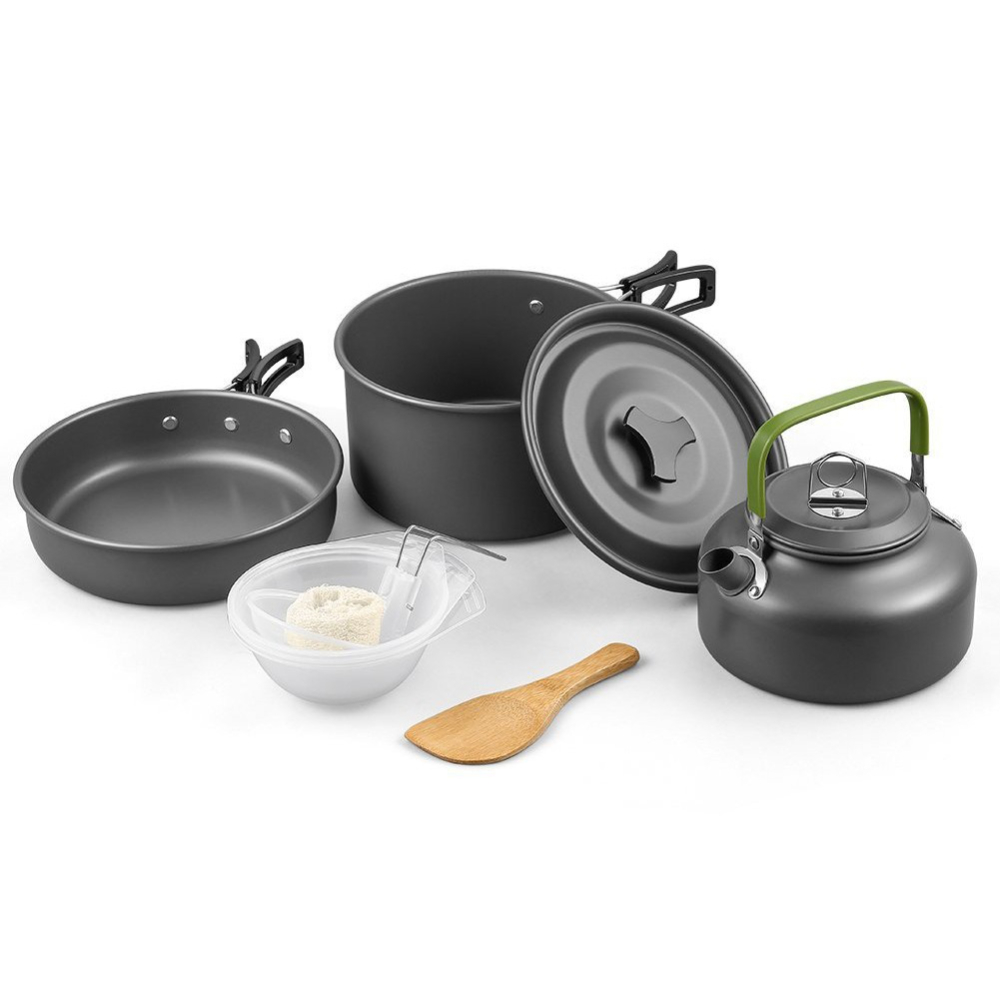 Camping Cooking Set Non Stick - Açık hava kampı için alüminyum yapışmaz