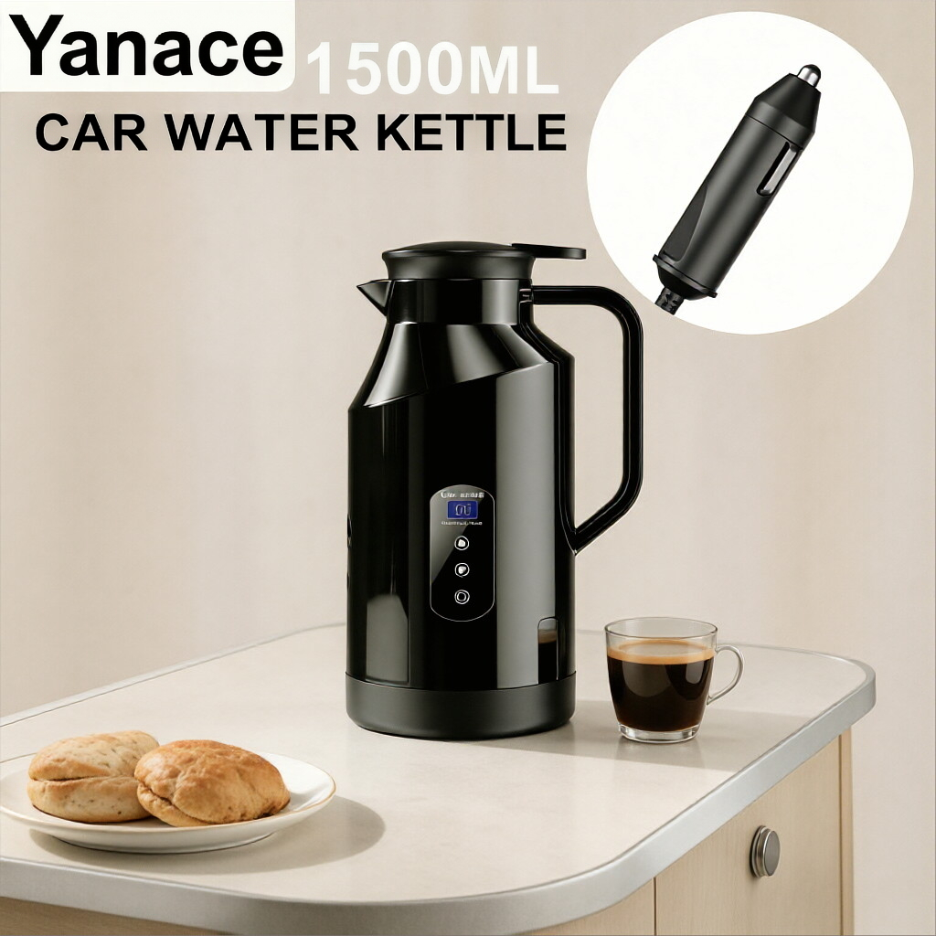 Camping Cooking Pot Large - Yanace 1500ML Büyük Kapasiteli Araba Elektrikli