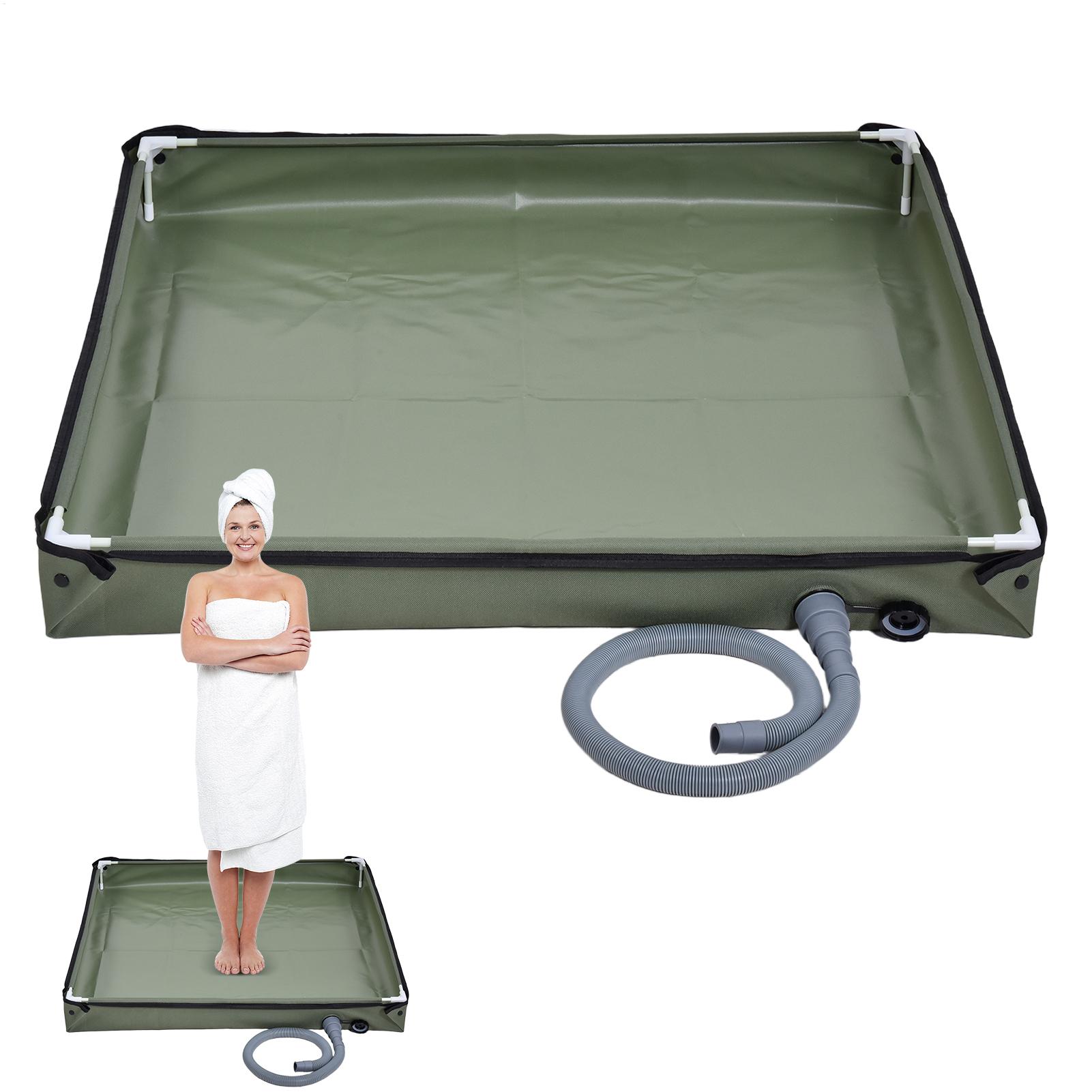 Camping Cooking Survival - Kamp duş çadırı zemin tabanı açık
