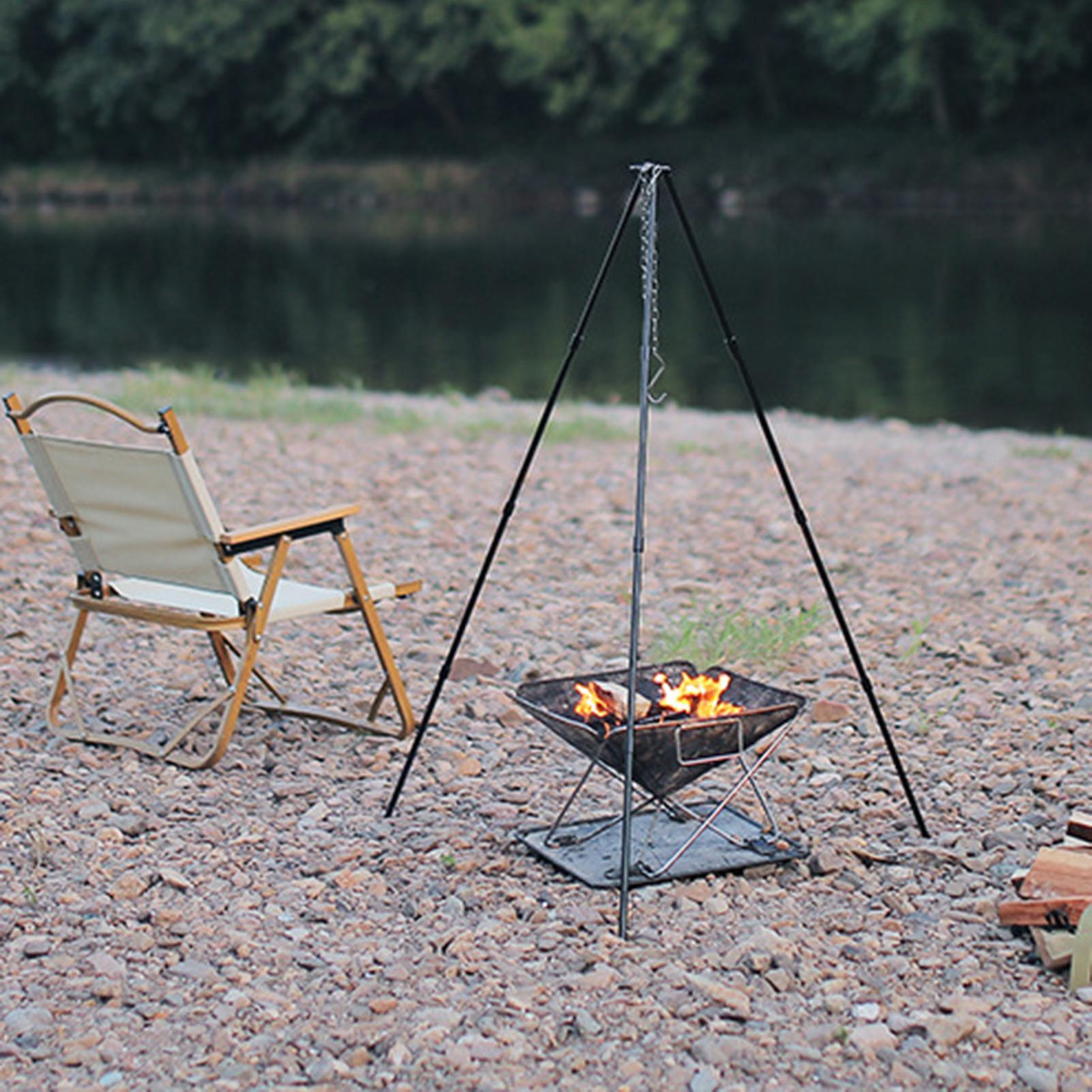 Camping Cooking Pot Large - Açık Hava Büyük Şenlik Ateşi Üçayağı