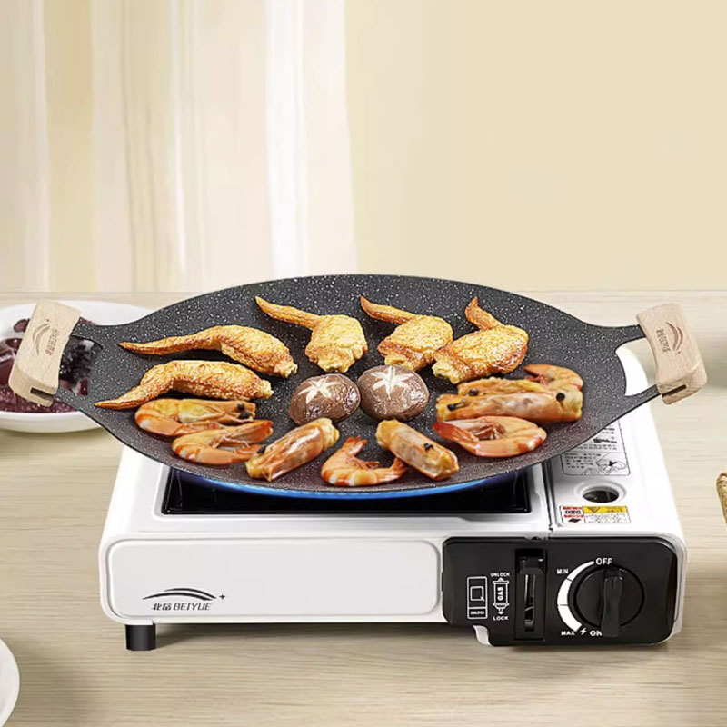 Camping Cooking Set Non Stick - ﻿ 26/30/33CM Açık Hava Kamp Izgara