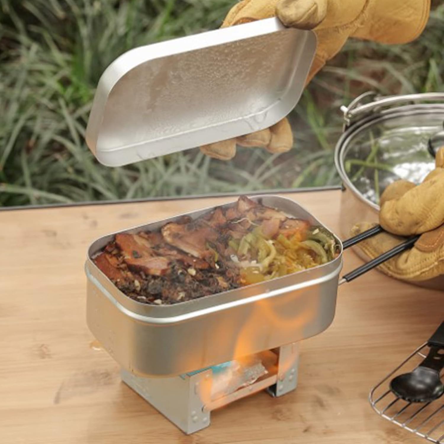 Camping Cooking Equipment - Katlanabilir Bento Kutusu Sapı, Yetişkinler için