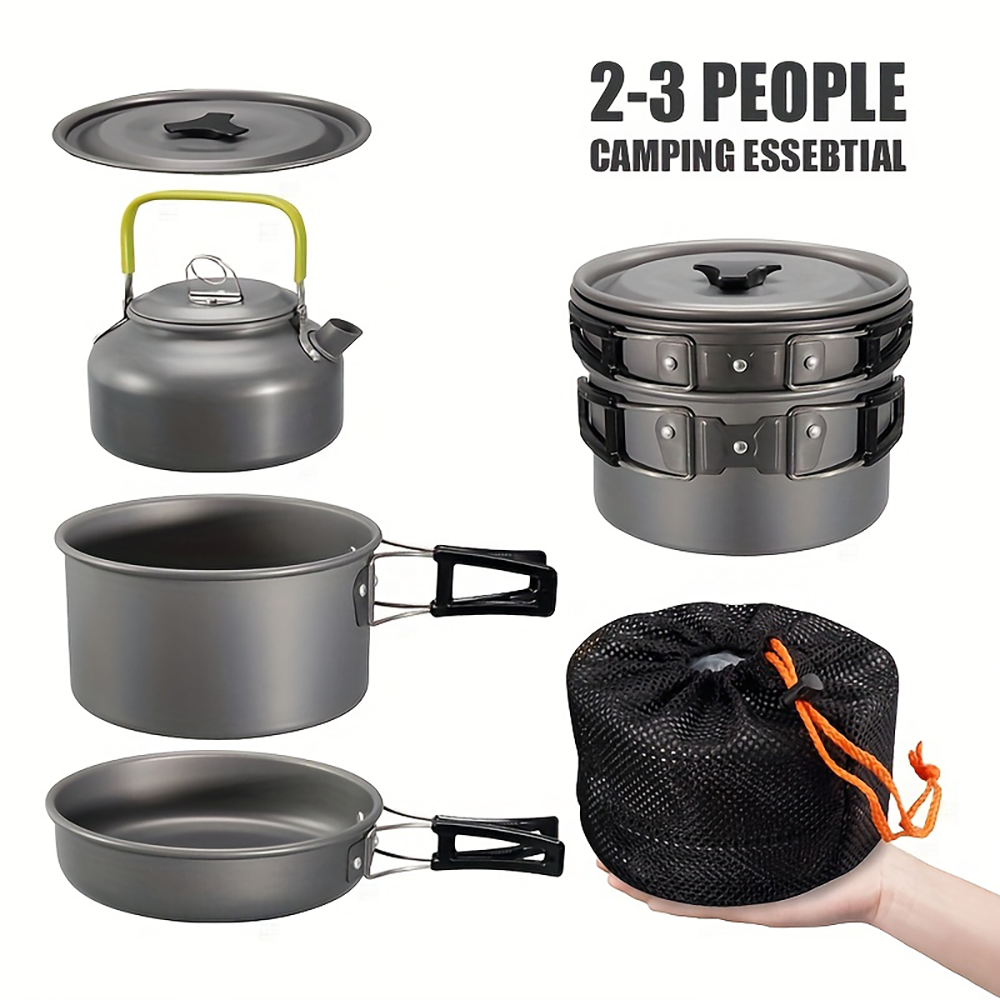 Camping Cooking Equipment - Alüminyum Alaşımlı Malzemeden Üretilmiş Açık Hava