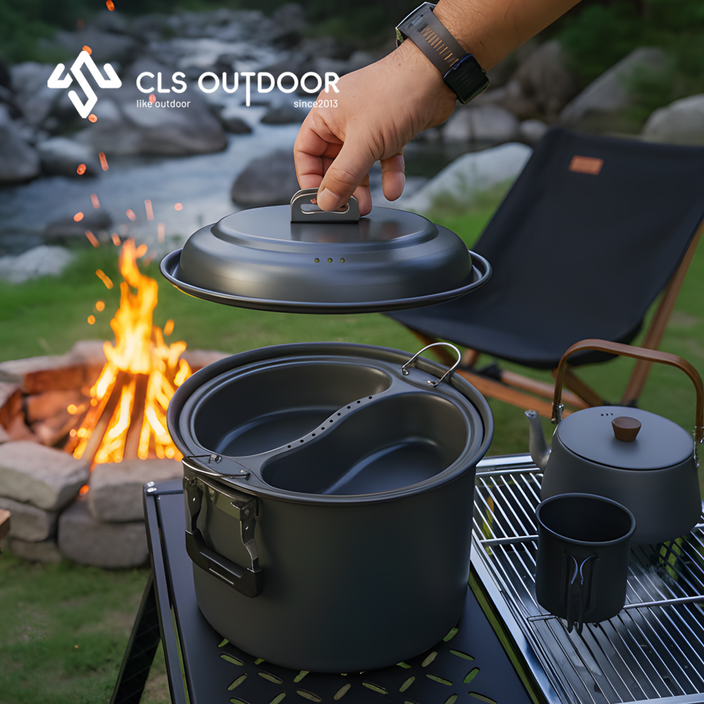 6.5L Büyük Kapasiteli Mandarin - Camping Cooking Pot Large incelemesi ve fiyatı