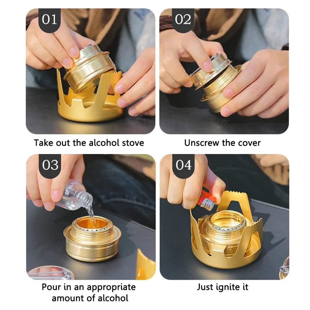 Taşınabilir Mini alkol soba br - Camping Cooking Alcohol incelemesi ve fiyatı