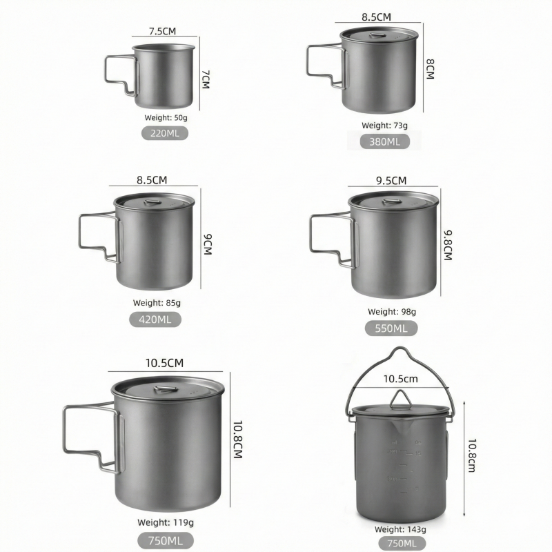 Katlanır Saplı Titanyum Kamp K - Camping Cooking Cup incelemesi ve fiyatı