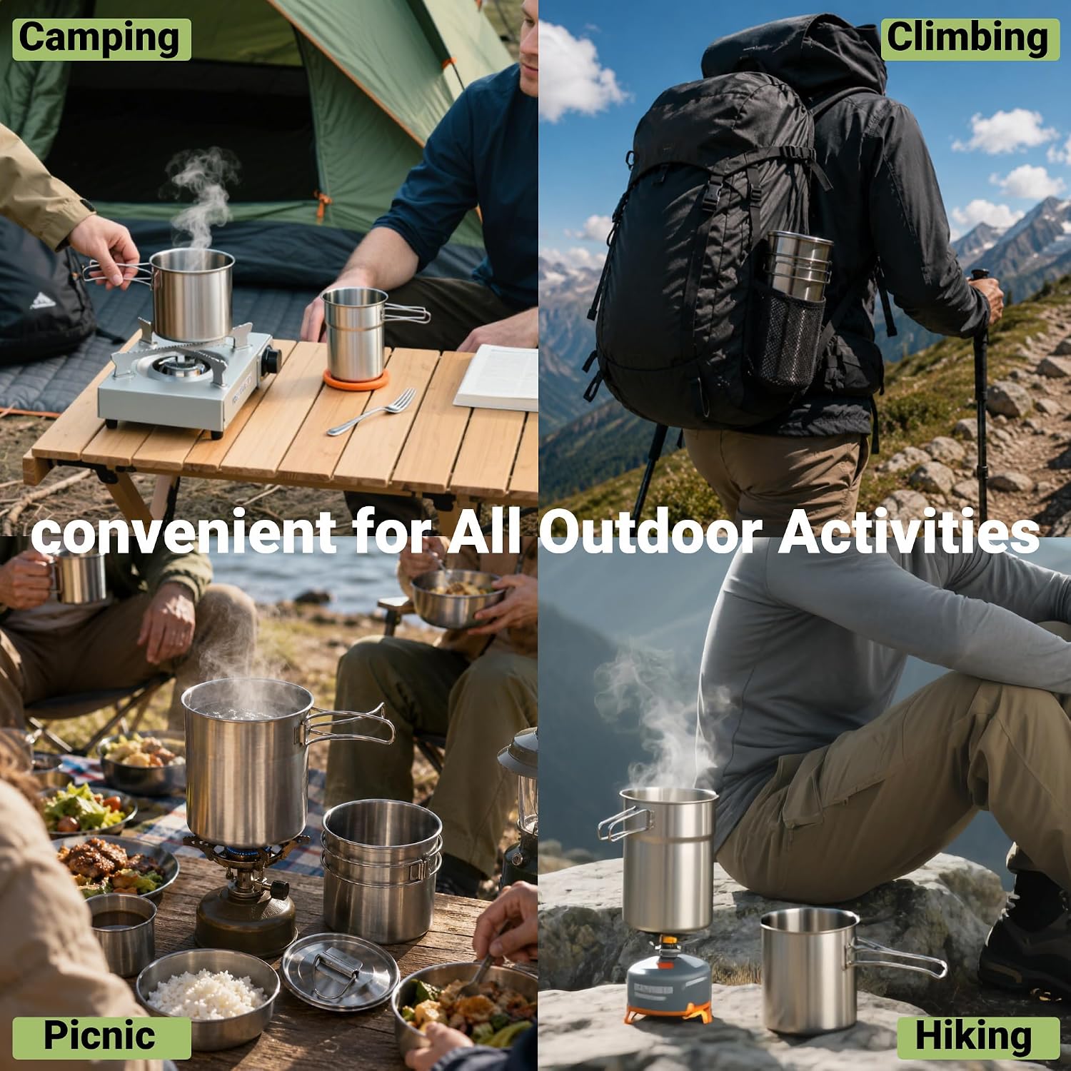 Katlanabilir Kamp Bardakları K - Camping Cooking Cup incelemesi ve fiyatı