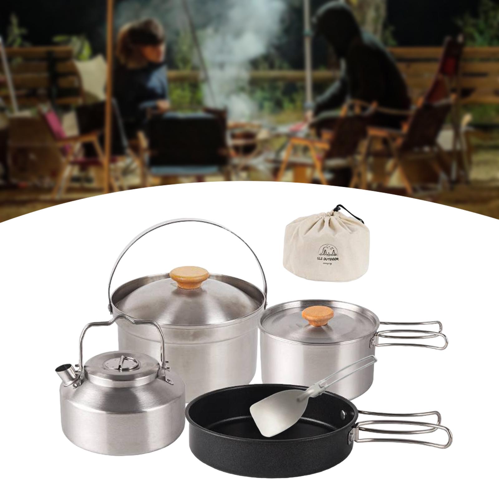Kamp Tencere Seti, Taşınabilir - Camping Cooking Set Non Stick incelemesi ve fiyatı