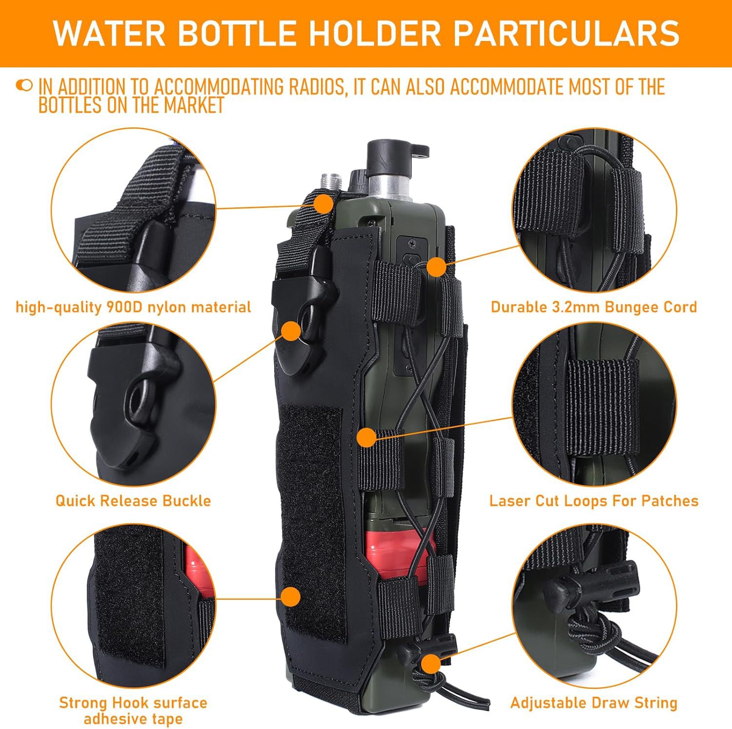 Molle Su Şişesi Kılıfı Radyo K - Camping Cooking Bag incelemesi ve fiyatı