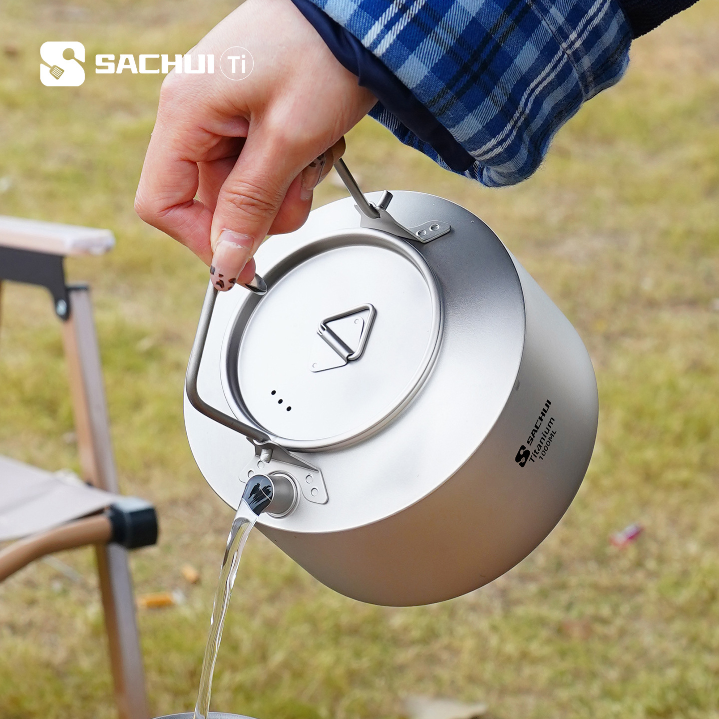 1000 ML Saf Titanyum Su Isıtıc - Camping Cooking Equipment incelemesi ve fiyatı