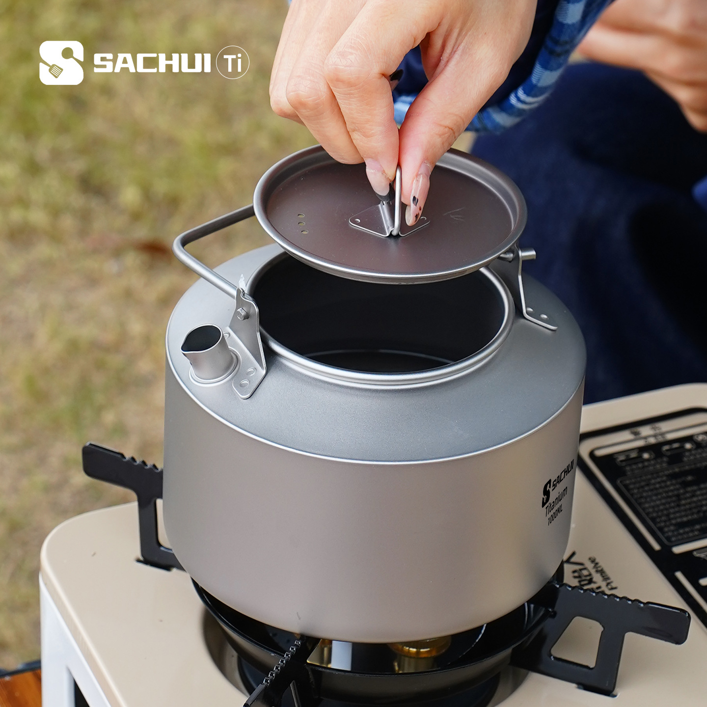 1000 ML Saf Titanyum Su Isıtıc - Camping Cooking Equipment incelemesi ve fiyatı