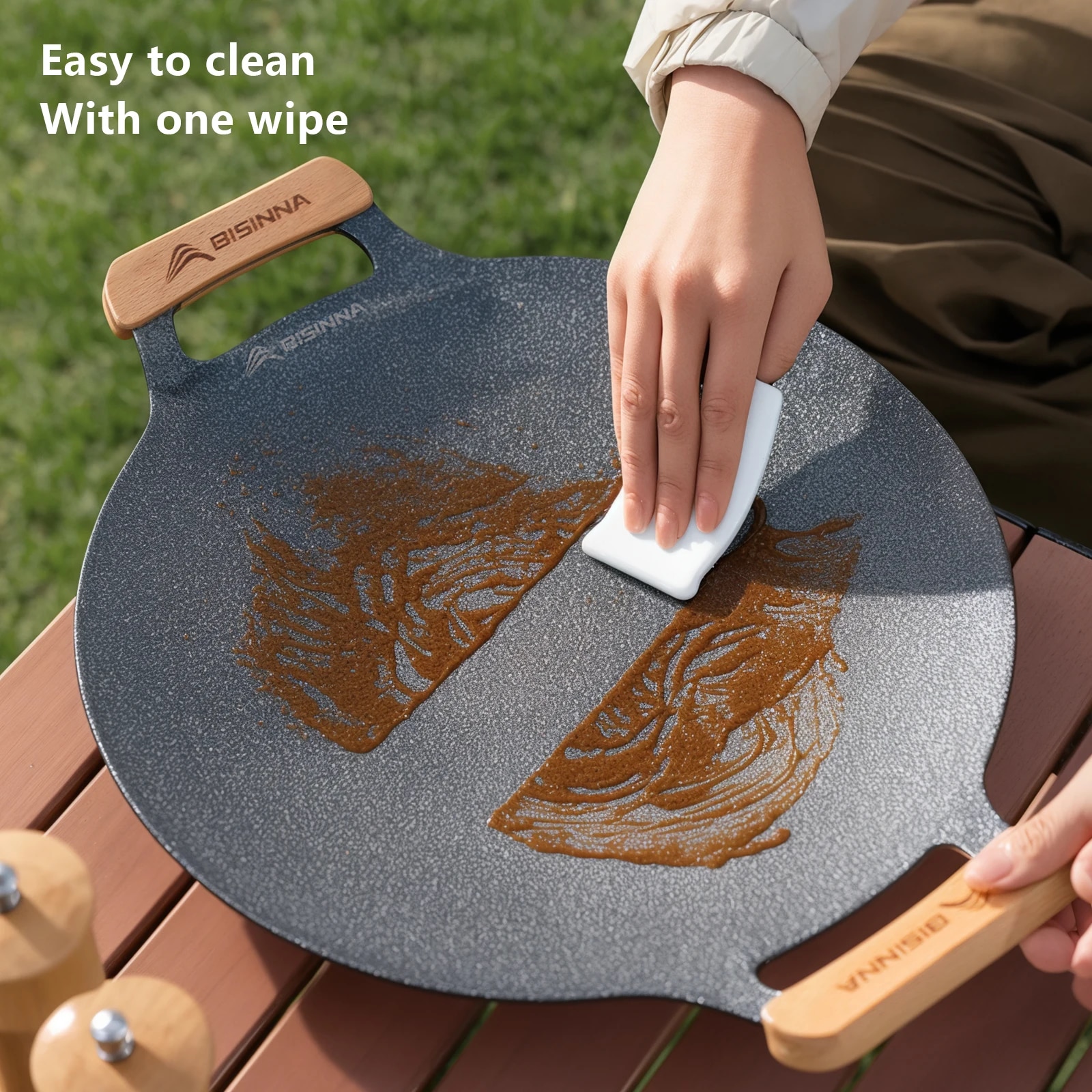 BISINNA 34CM açık hava barbekü - Camping Cooking Set Non Stick incelemesi ve fiyatı