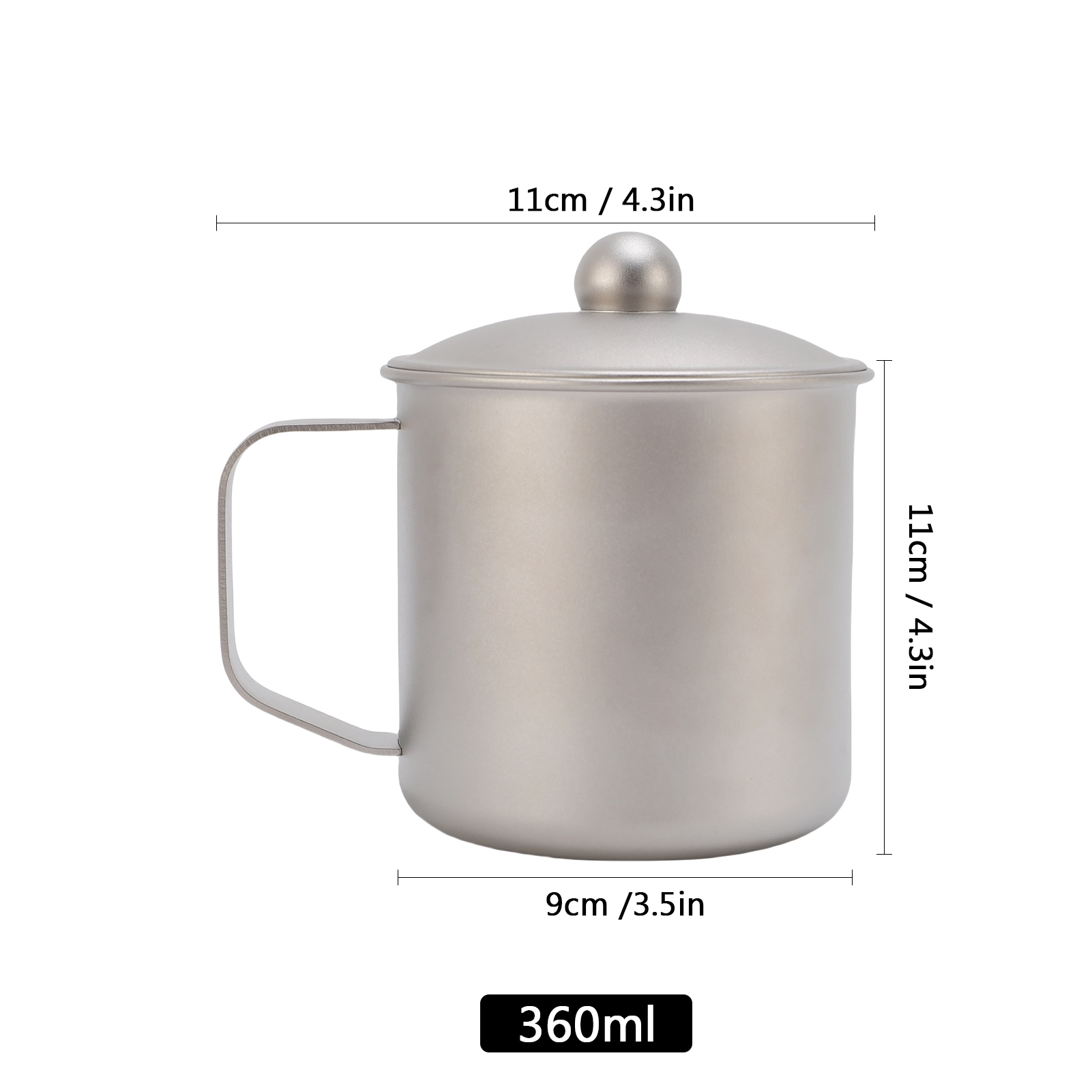 360ml Kamp Kupası Mat Saf Tita - Camping Cooking Cup incelemesi ve fiyatı
