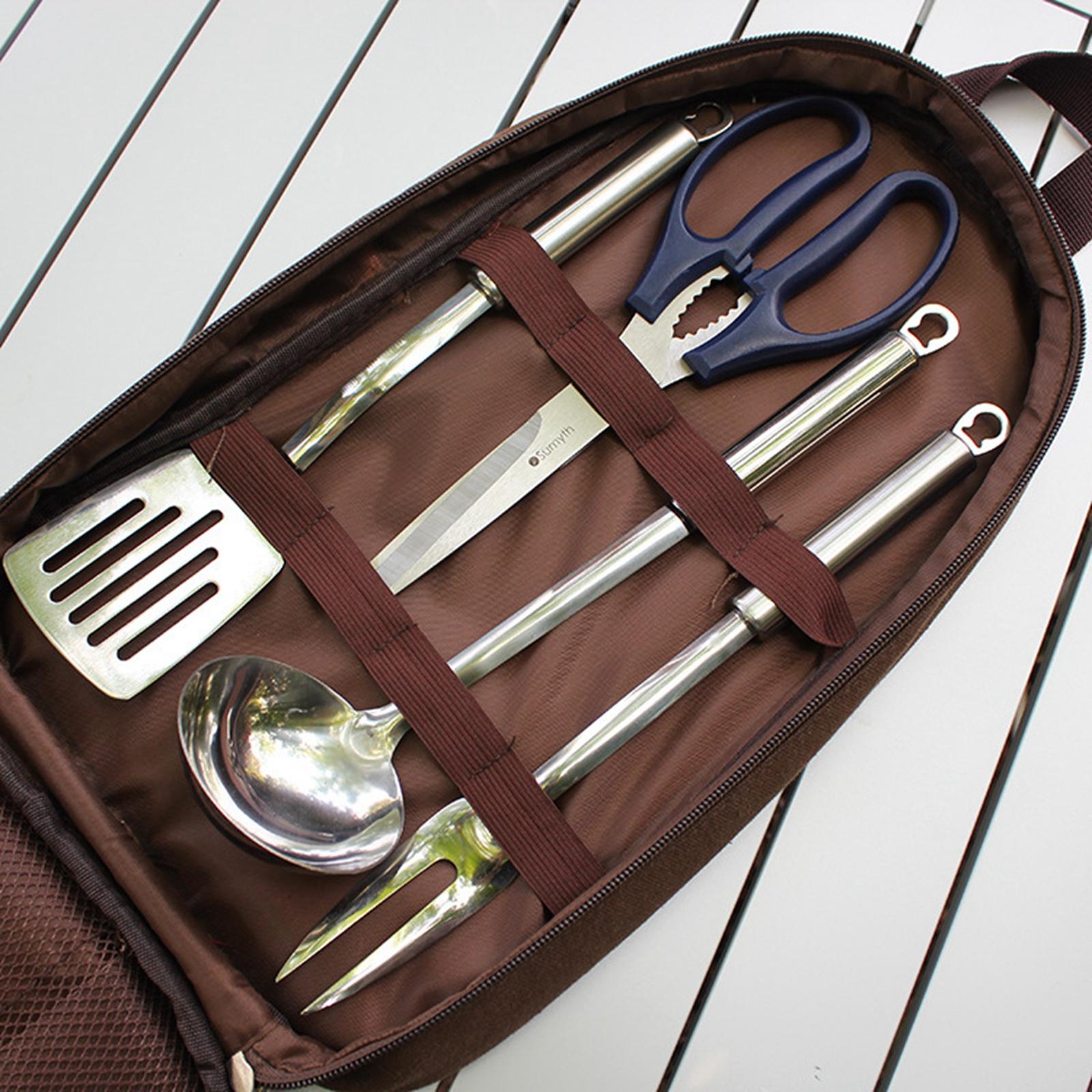 Taşıma çantası ile 7 adet kamp - Camping Cooking Set Non Stick incelemesi ve fiyatı