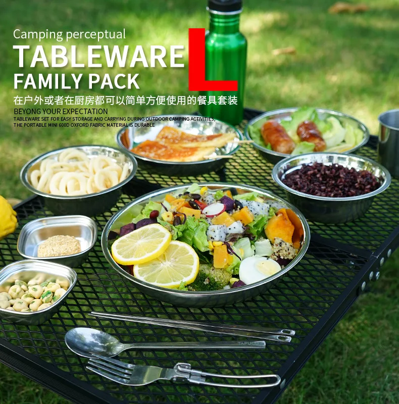 Yeni Kamp Yemek Seti Taşınabil - Camping Cooking Dining Set incelemesi ve fiyatı