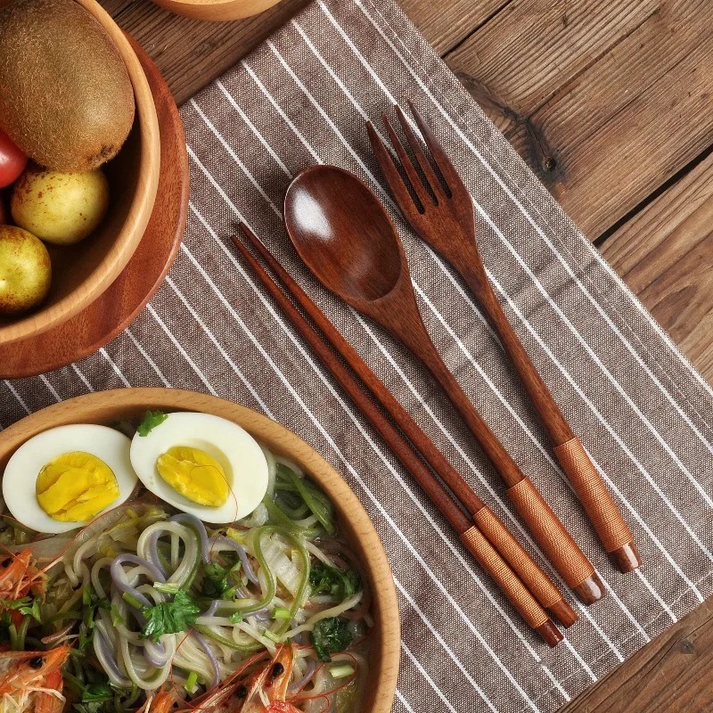 Ahşap Yemek Takımı Kaşık Çubuk - Camping Cooking Dining Set incelemesi ve fiyatı