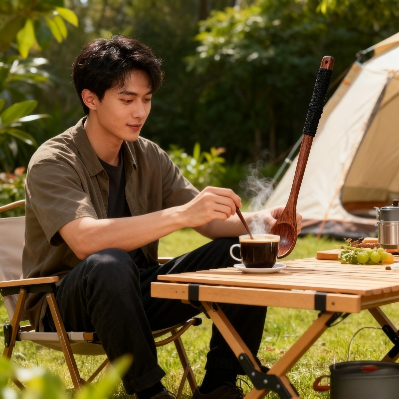 Ahşap Yemek Takımı Kaşık Çubuk - Camping Cooking Dining Set incelemesi ve fiyatı