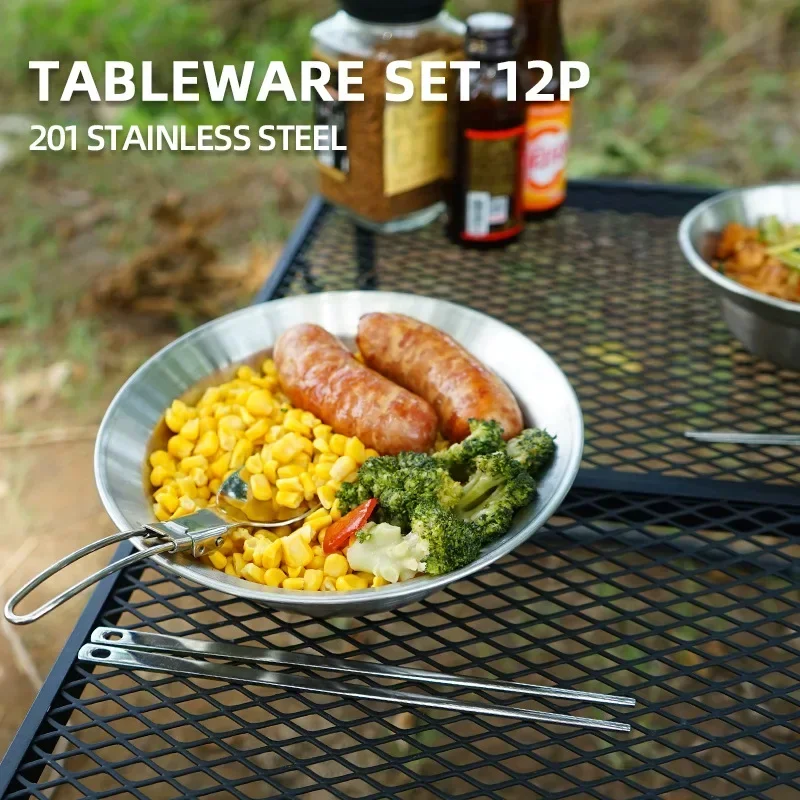 CLS & NOBANA 12 adet açık sofr - Camping Cooking Dining Set incelemesi ve fiyatı