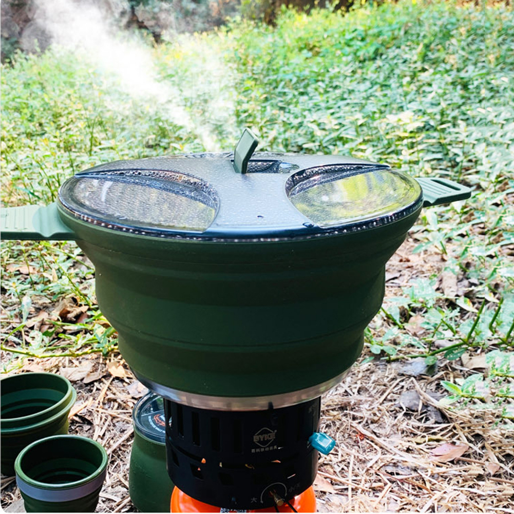 2.5L silikon katlanır su ısıtı - Camping Cooking Cup incelemesi ve fiyatı