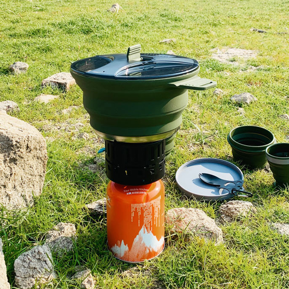 2.5L silikon katlanır su ısıtı - Camping Cooking Cup incelemesi ve fiyatı