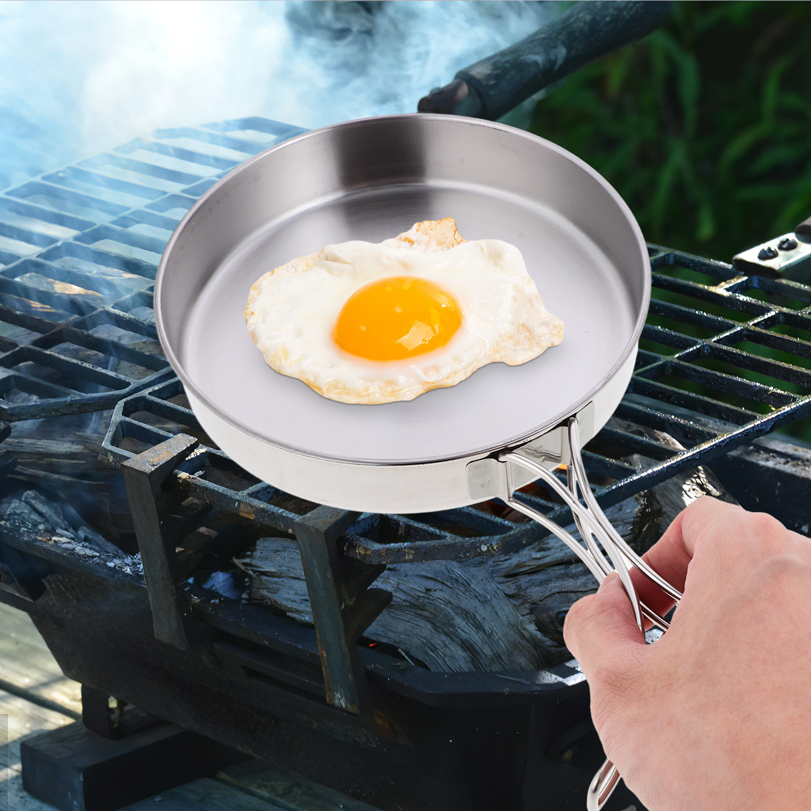 Mini Taşınabilir kızartma tava - Camping Cooking Set Non Stick incelemesi ve fiyatı