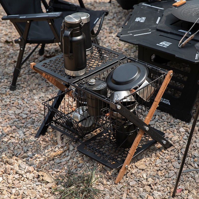 Taşınabilir Katlanır Kamp Masa - Camping Cooking Table With Storage incelemesi ve fiyatı