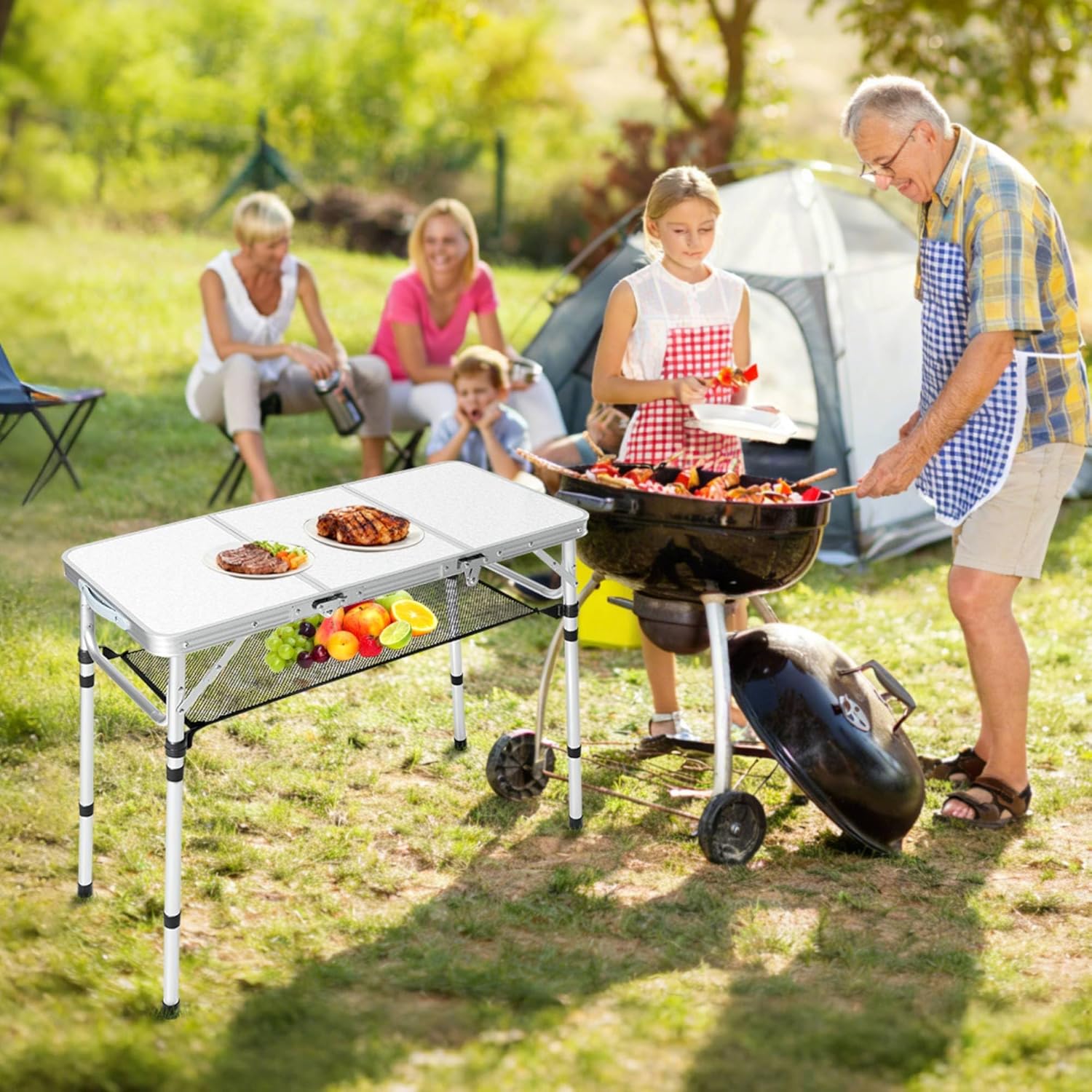 Katlanabilir Kamp Masası, Depo - Camping Cooking Table With Storage incelemesi ve fiyatı