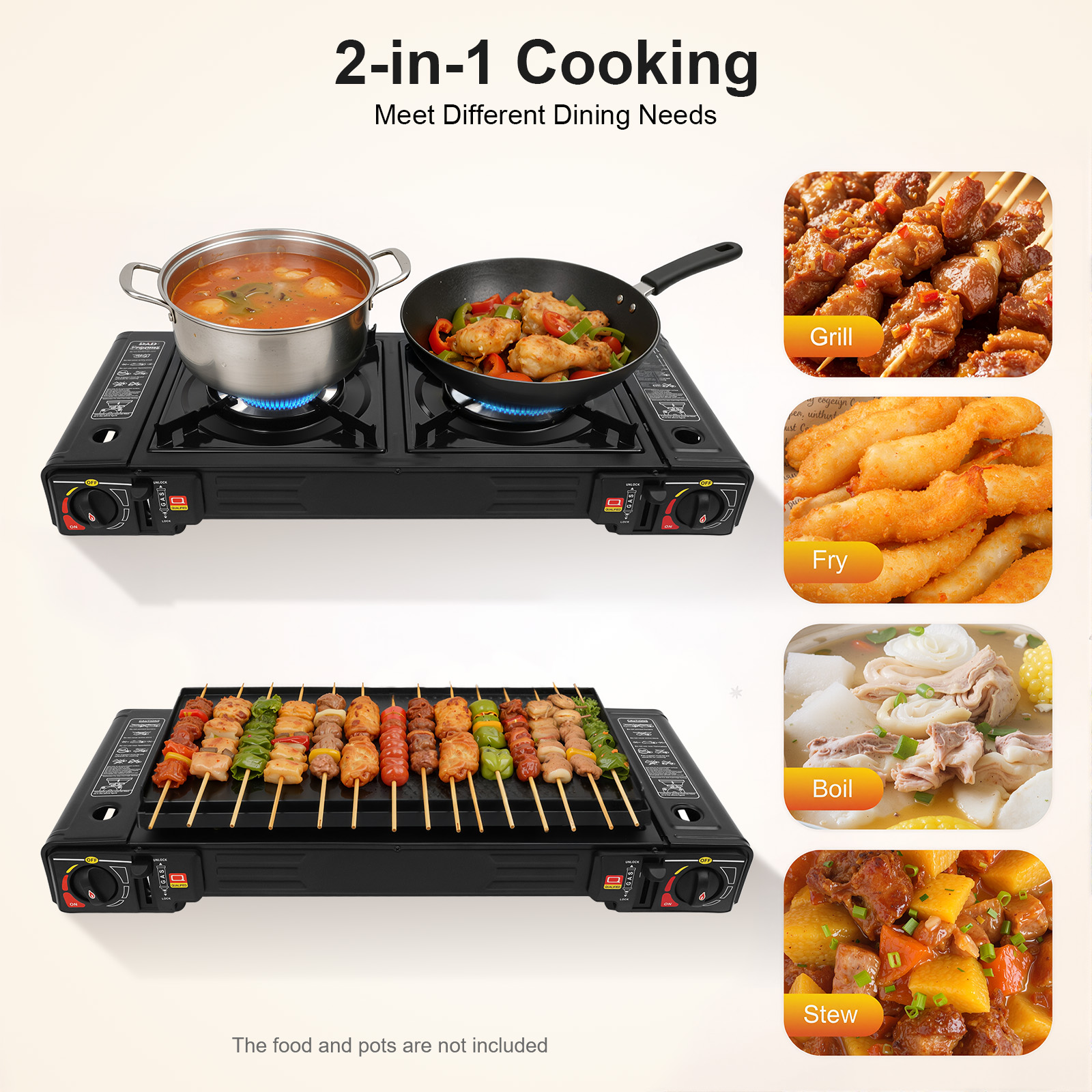 2500W Kamp Ocakları, Saklama Ç - Camping Cooking Table With Storage incelemesi ve fiyatı