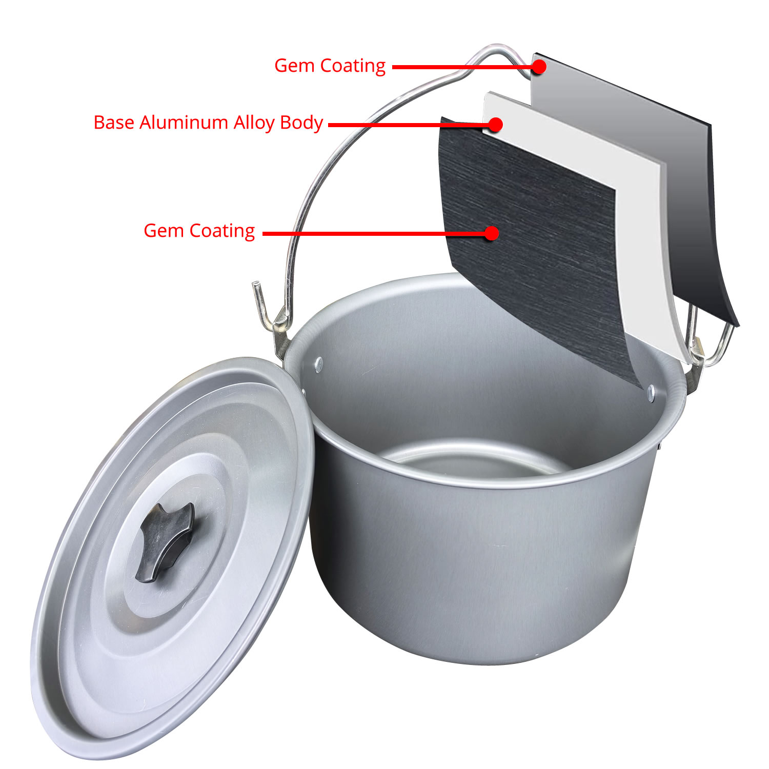 4L Açık Hava Asma Tencere Kamp - Camping Cooking Pot Large incelemesi ve fiyatı