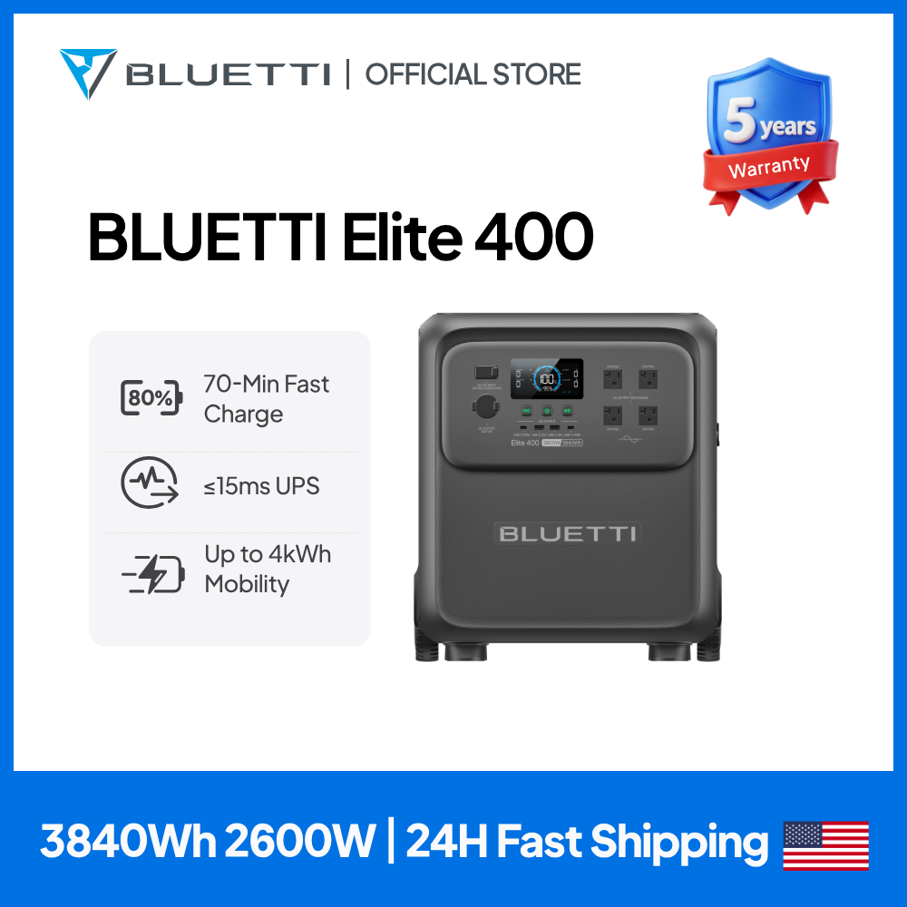 BLUETTI Elite 400 2600W 3840Wh - Camping Cooking Pot Large incelemesi ve fiyatı