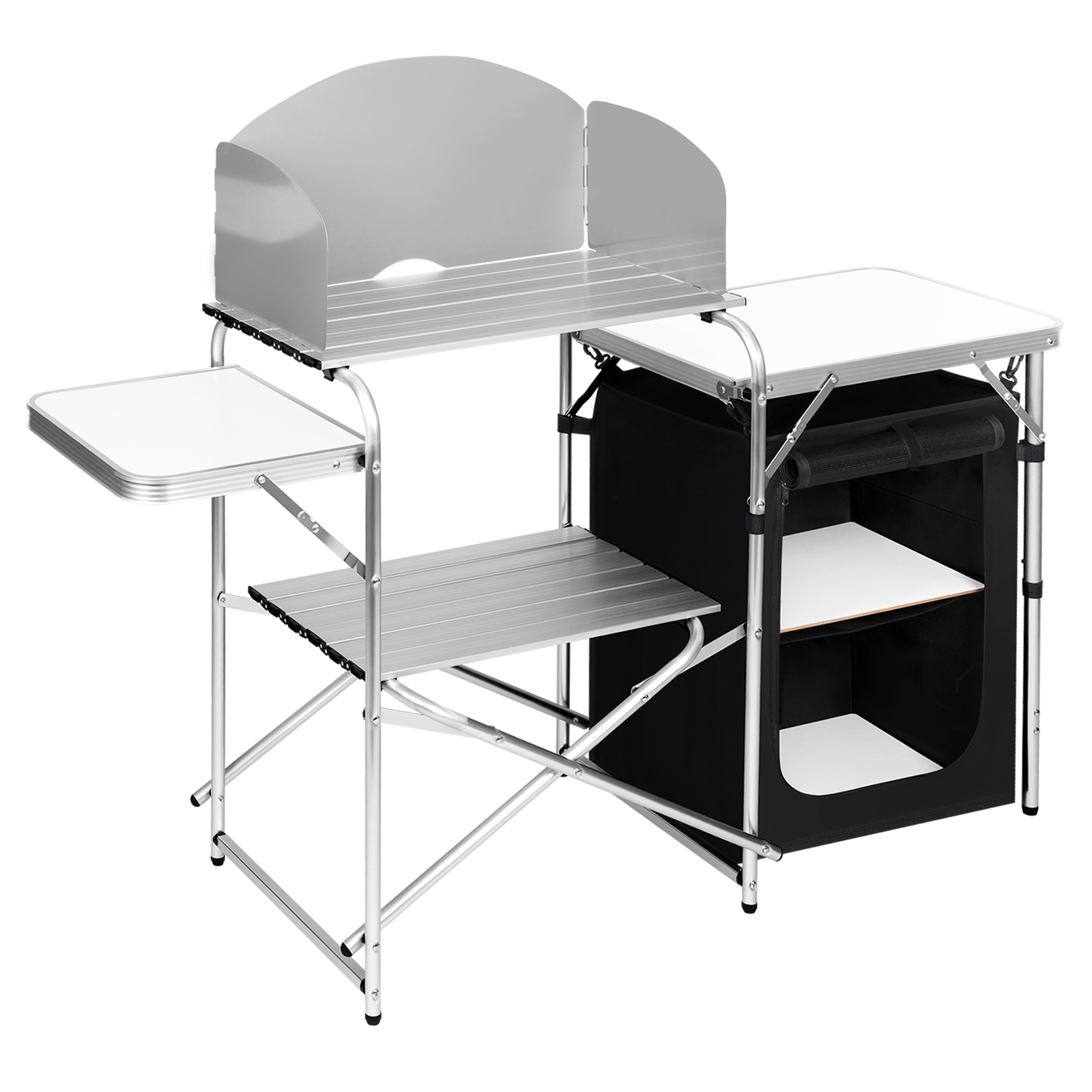 Aluminium Foldable Camping Cab - Camping Cooking Table With Storage incelemesi ve fiyatı