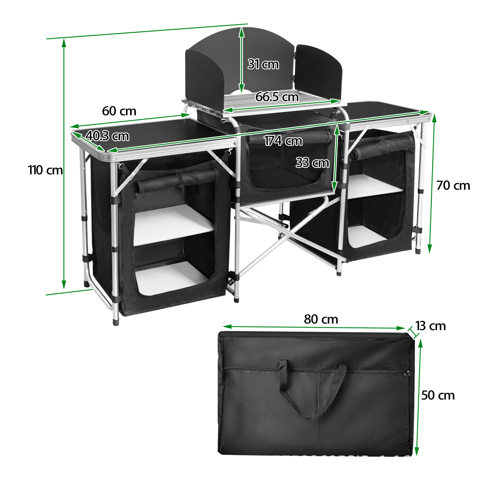 Çok Satan Açık Hava Kamp Mobil - Camping Cooking Table With Storage incelemesi ve fiyatı