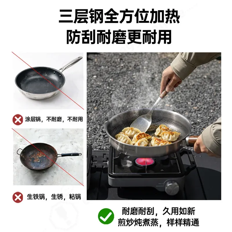 Büyük Kapasiteli Üç Katmanlı K - Camping Cooking Pot Large incelemesi ve fiyatı