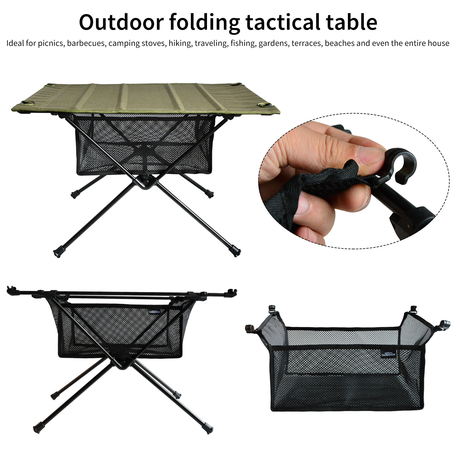 Örgü Sepet Organizatör Kamp Ka - Camping Cooking Table Foldable incelemesi ve fiyatı